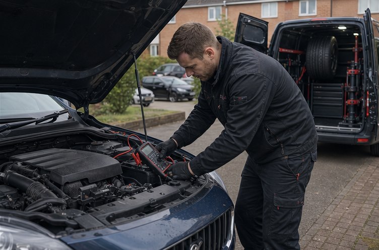 Tyre and wheel preparation for lamborghini mobile tyre fitting