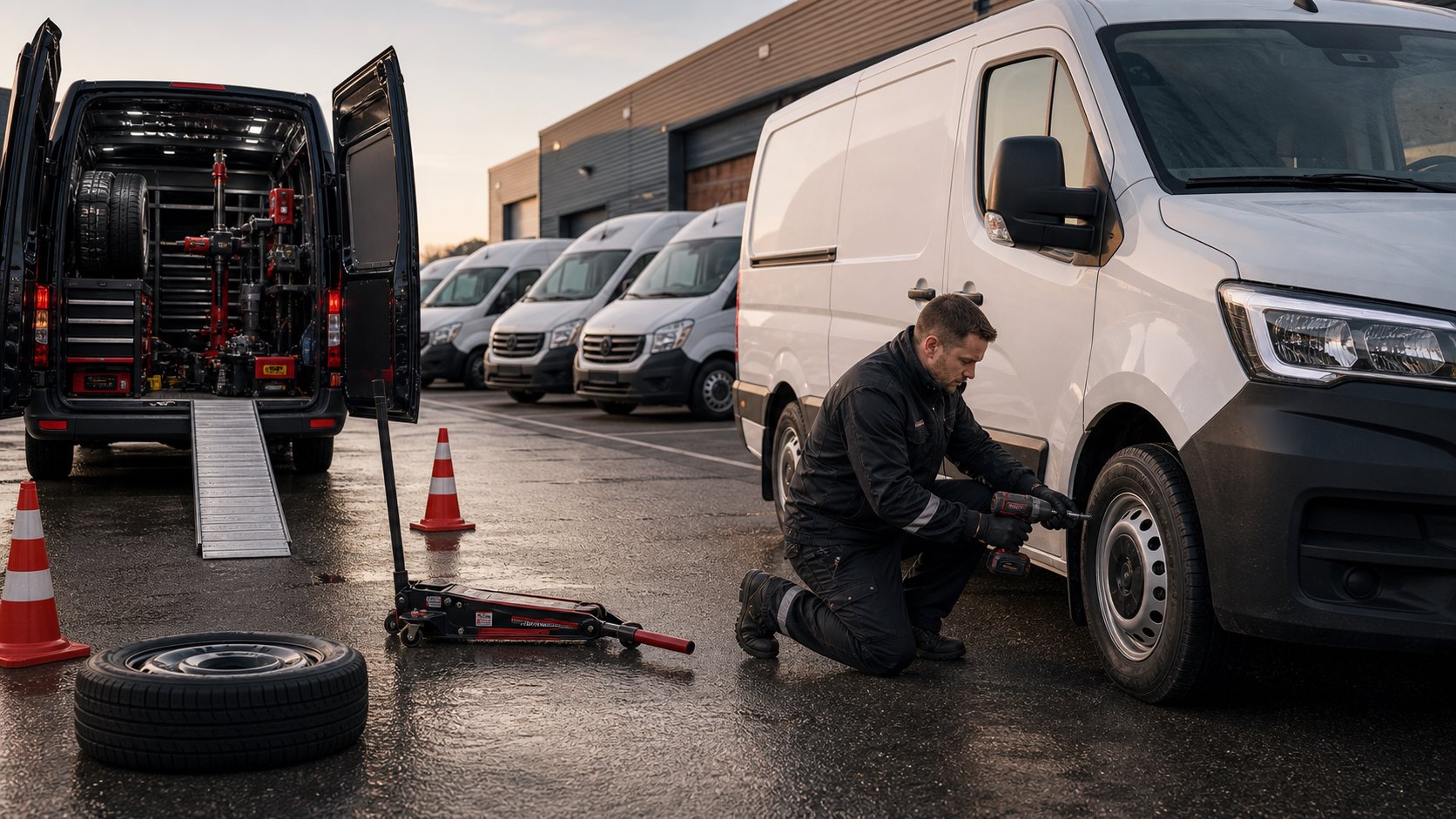 Flat Tyre Repair mobile service