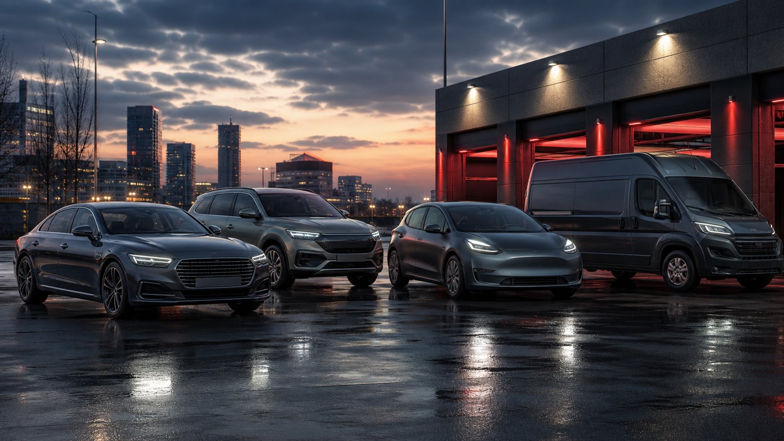 Executive car, SUV, electric vehicle and van supported by Mobiluxe Tyres